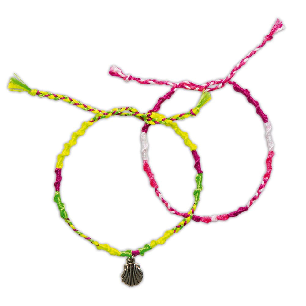 Kit creativo - Crear 7 pulseras brasileñas fluorescentes
