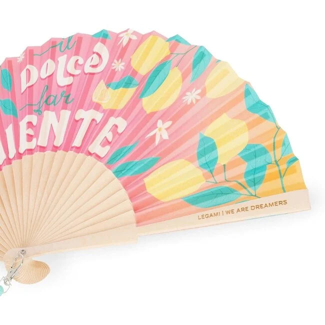 Que Calor! - Folding Fan - Dolce Far Niente