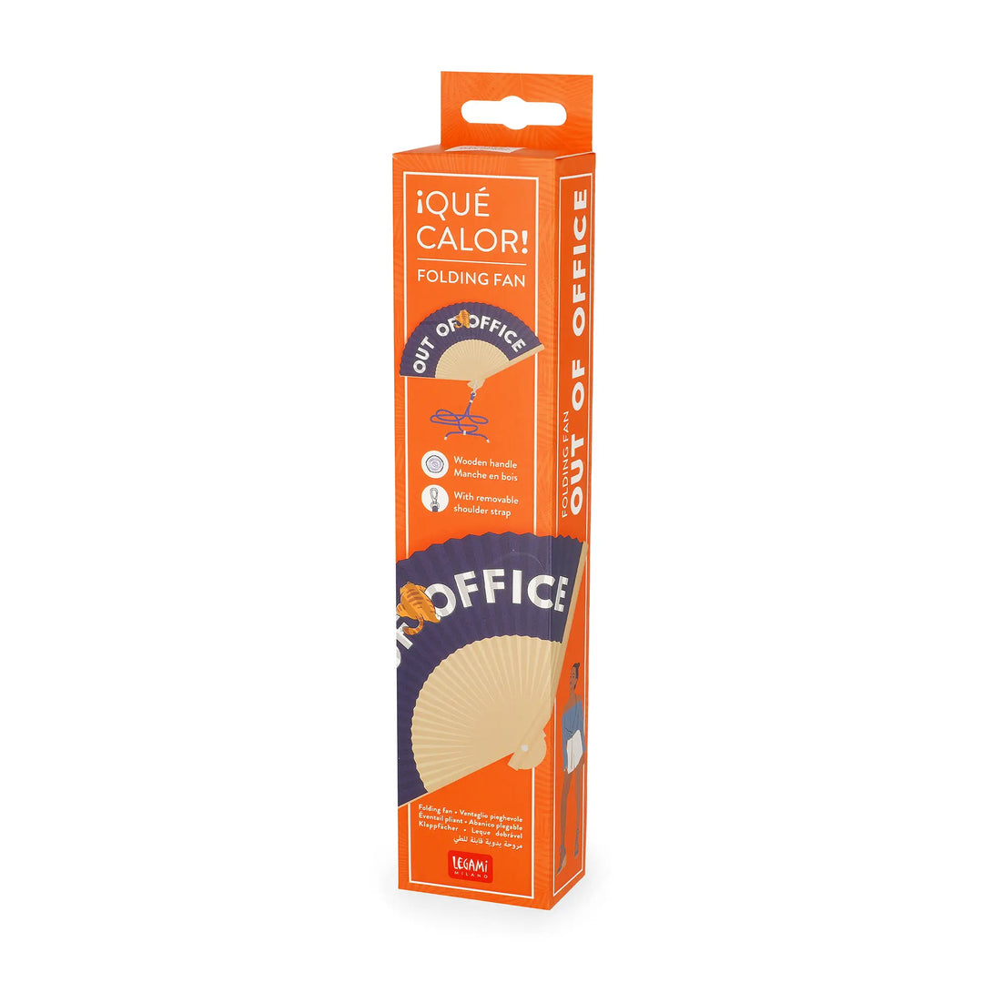 Que Calor! - Folding Fan - Out Of Office