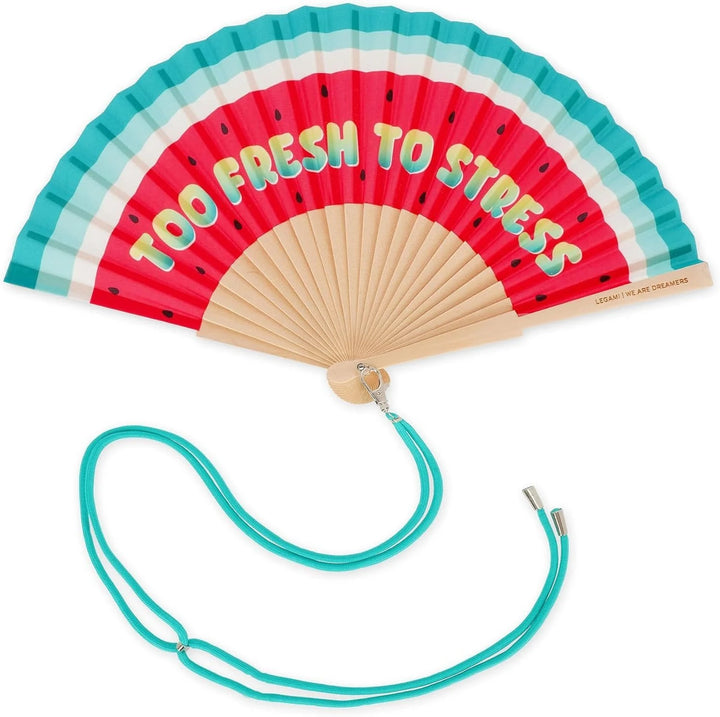 Que Calor! - Folding Fan - Watermelon