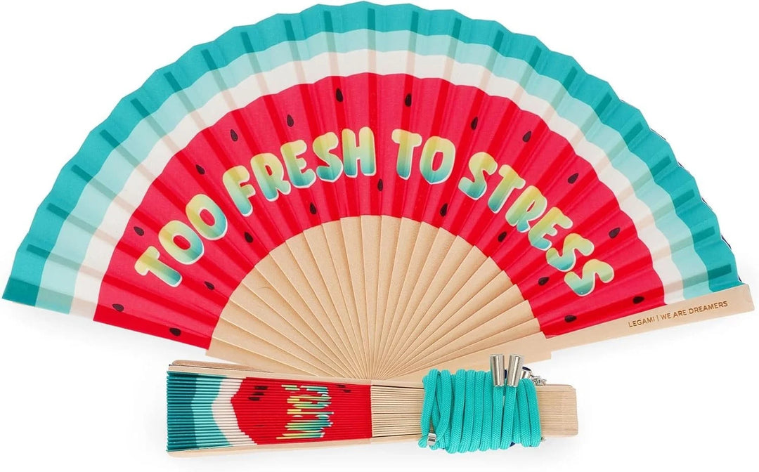 Que Calor! - Folding Fan - Watermelon