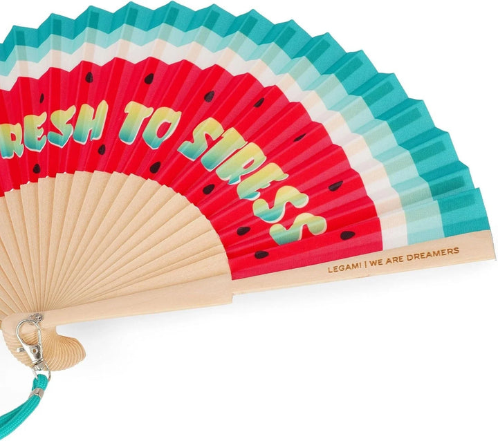 Que Calor! - Folding Fan - Watermelon