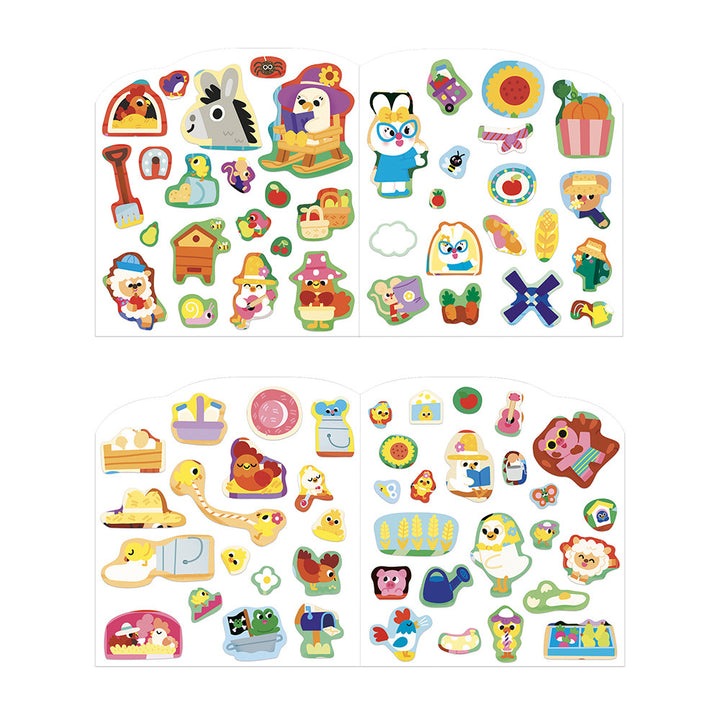 Cuaderno de pegatinas - La granja
