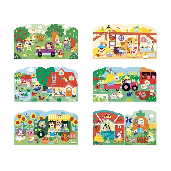 Cuaderno de pegatinas - La granja