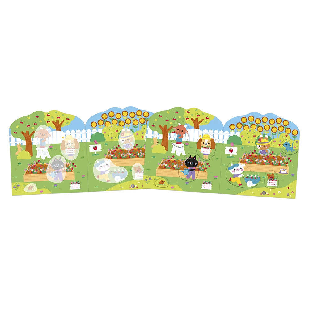 Cuaderno de pegatinas - El campo
