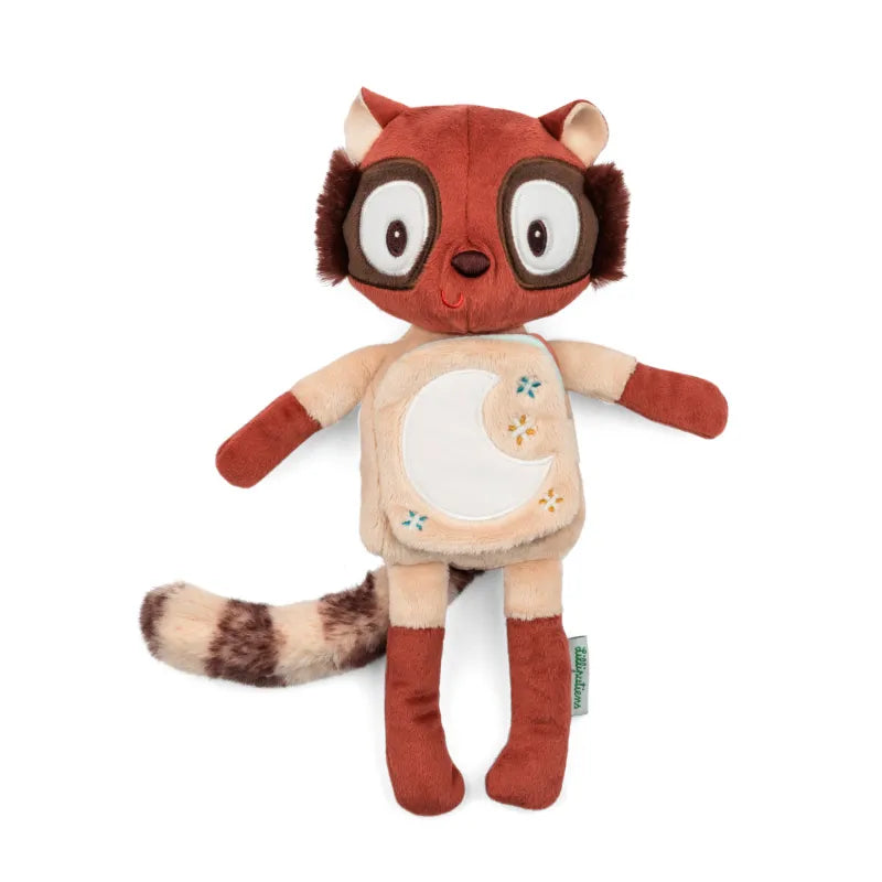 Libro de tela y peluche fosforescente Elvis el lémur Nuevo