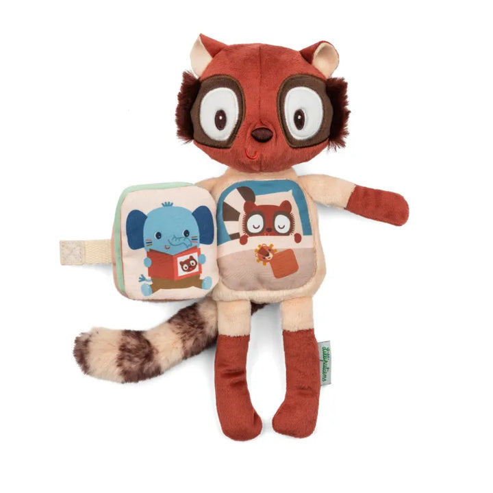 Libro de tela y peluche fosforescente Elvis el lémur Nuevo