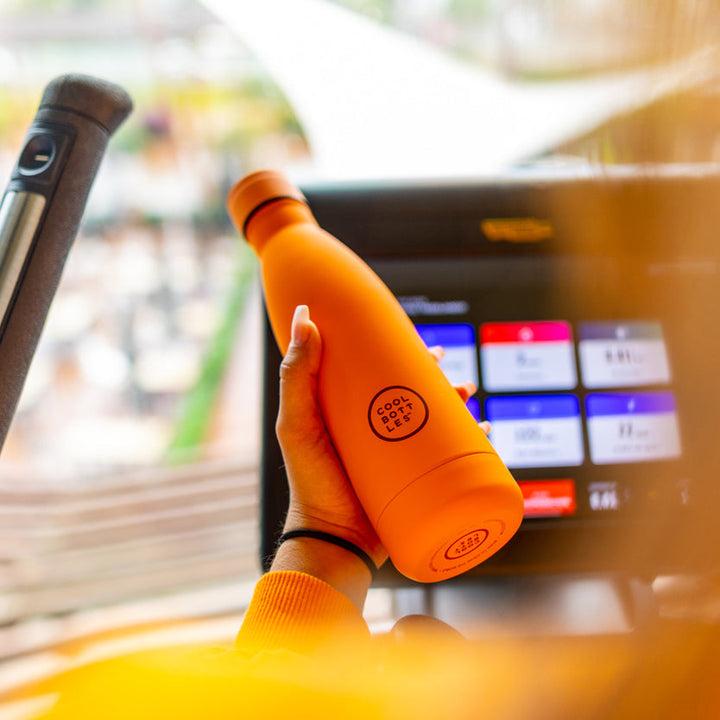 The bottles coolors - Botella de acero inoxidable 500 ml - Vivid Orange
