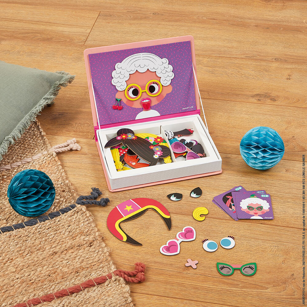 Magneti'book crazy faces chicas