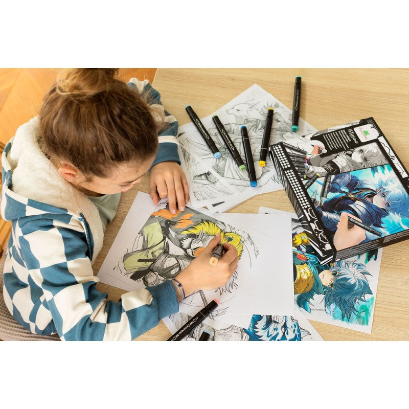 Manga L - Diseño y Marcadores - Héroes Guerreros