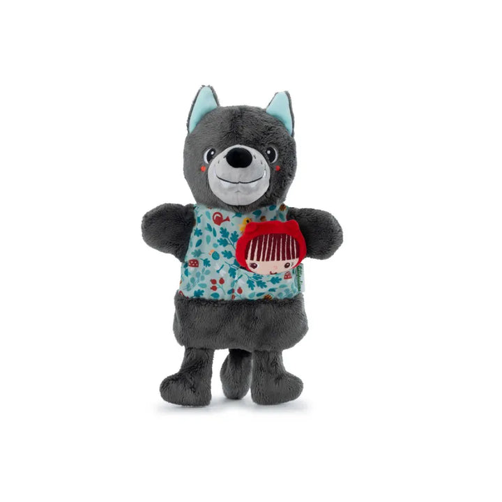 Louis lobo marioneta de mano