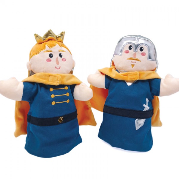 Marionetas de doble cara - Príncipe y Caballero