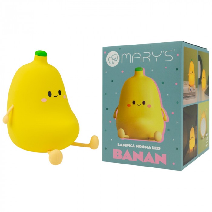 Lámpara de noche LED plátano