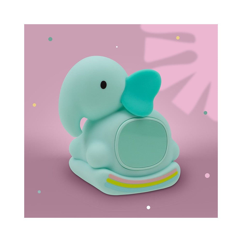 Despertador/lámpara de noche LED - Elefante