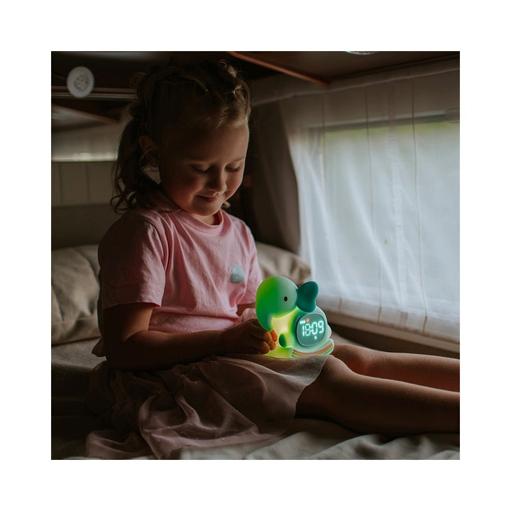 Despertador/lámpara de noche LED - Elefante