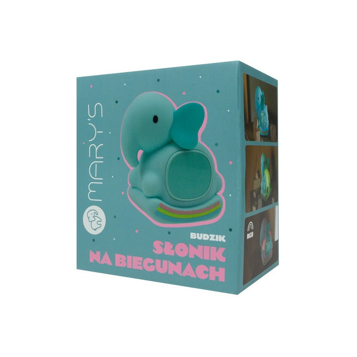 Despertador/lámpara de noche LED - Elefante