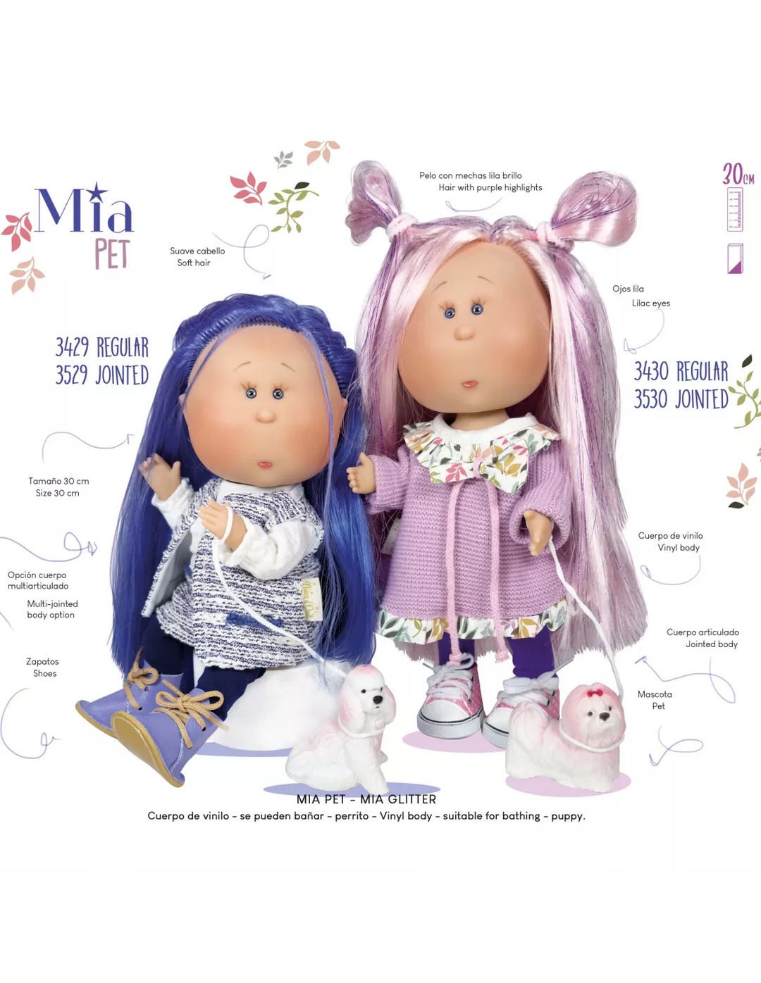 Muñeca Mia Pet Pink