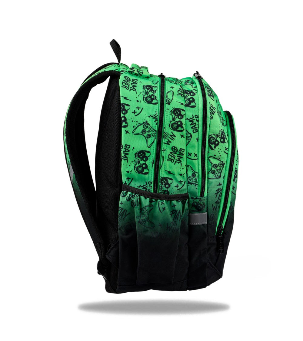 Mochila Prime Game Over Gradient Green