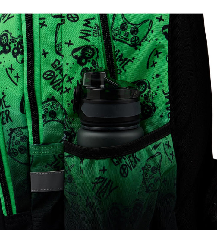 Mochila Prime Game Over Gradient Green