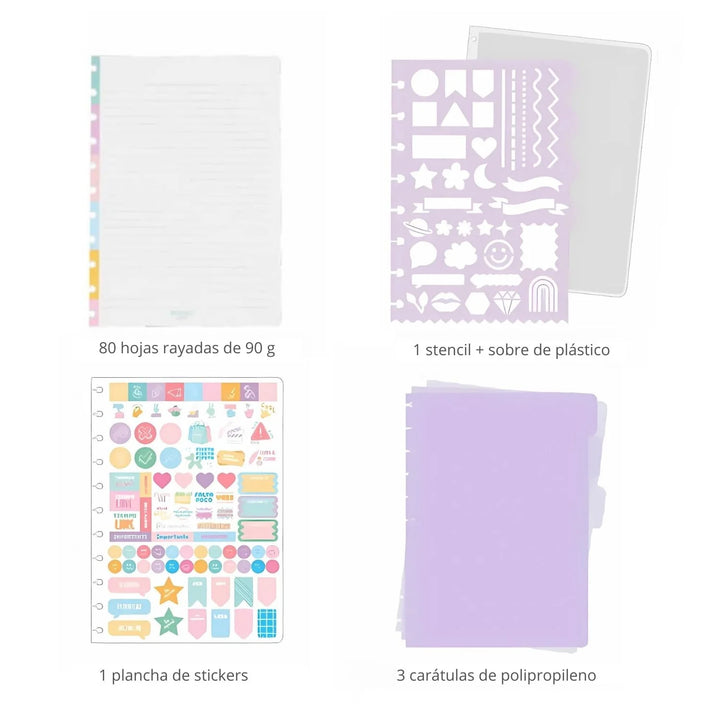 Mooving Loop - Cuaderno a Discos A5 Mooving
