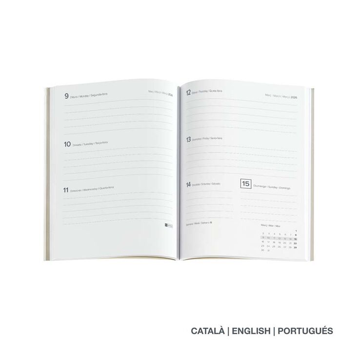 Agenda journal S/V-cat luxor flx.negro26