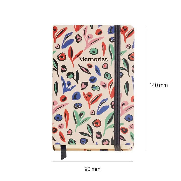 Cuaderno 90X140 liso Logbook Bloom - Leaves in the wind
