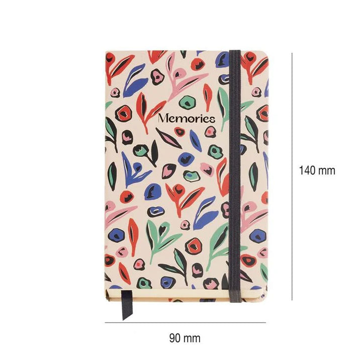 Cuaderno 90X140 liso Logbook Bloom - Leaves in the wind