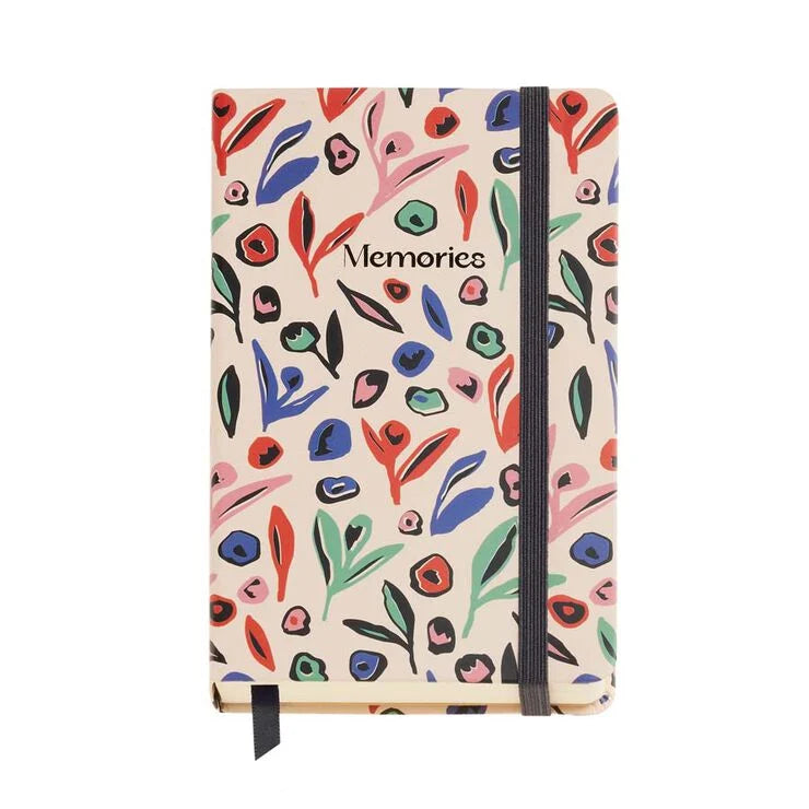 Cuaderno 90X140 liso Logbook Bloom - Leaves in the wind