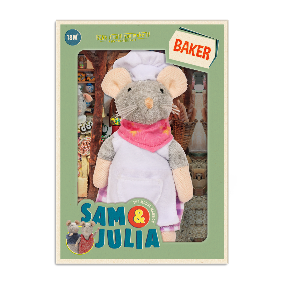 Sam & Julia - Muñeco Panadera (Original Dollhouse Character)