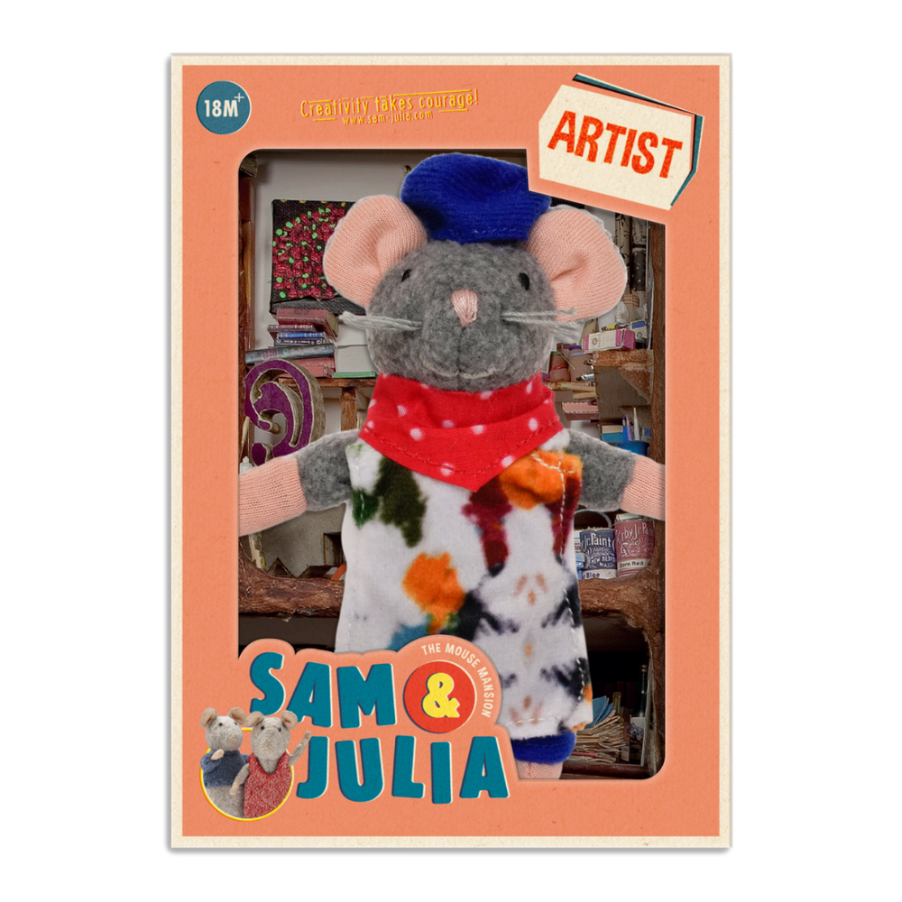 Sam & Julia - Muñeco Artista (Original Dollhouse Character)