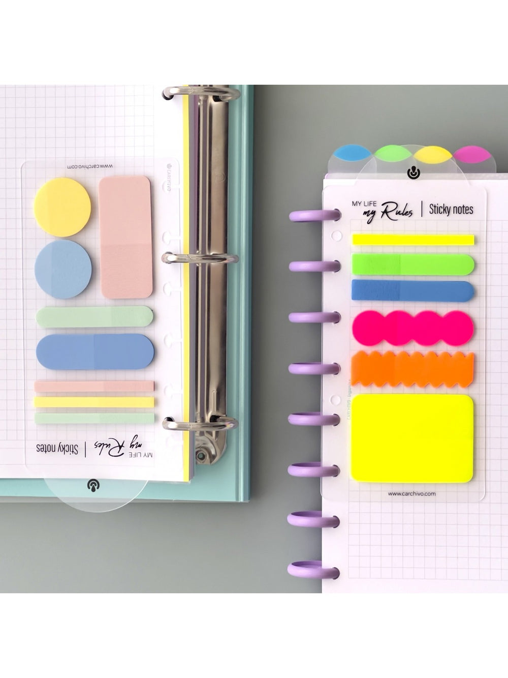 Notas Adhesivas Ingeniox Irregular Colores Neon
