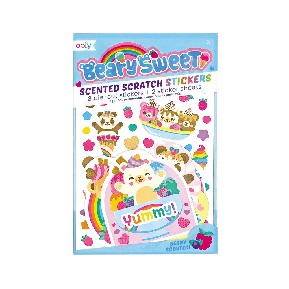 Pegatinas con aroma - Beary Sweet - Scented Scratch Stickers