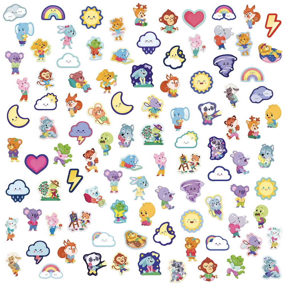 Pegatinas Las Emociones x100