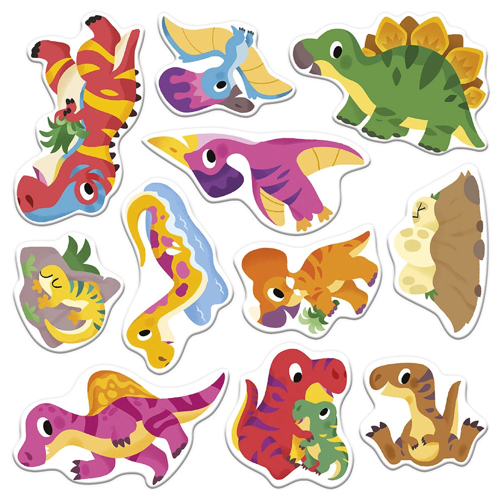 Pegatinas Gruesas Reposicionables - Dinosaurios