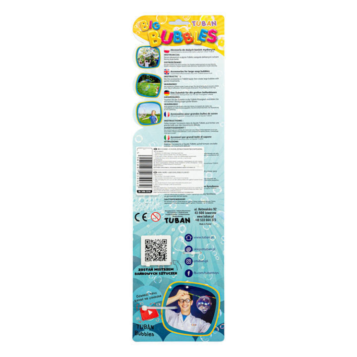 Kit Bubbles espada burbuja y 250 ml líquido doble recarga