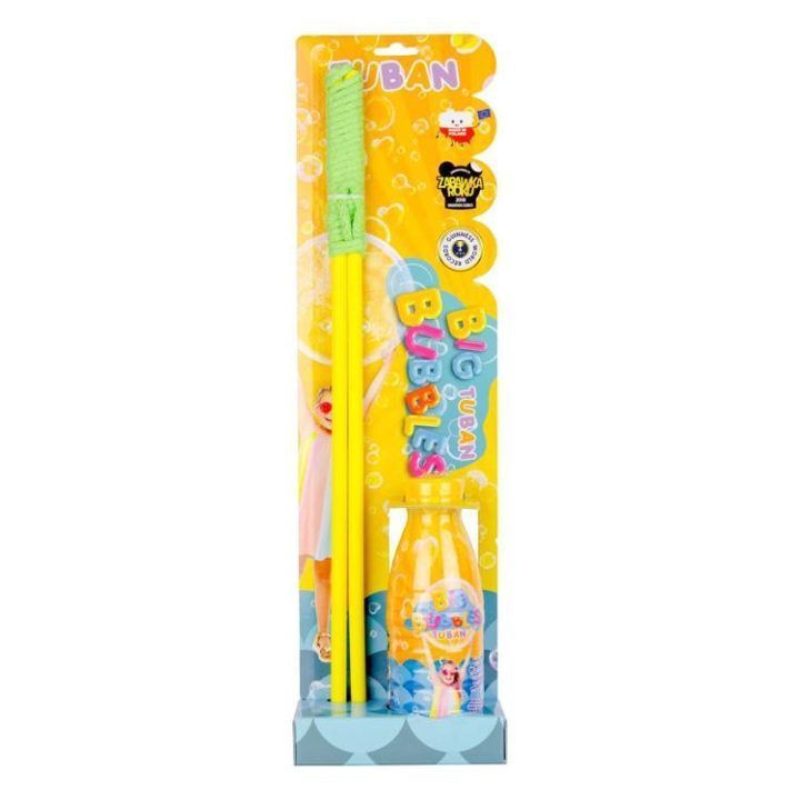 Tuban Kit Bubbles gigantes varita y 400 ml líquido