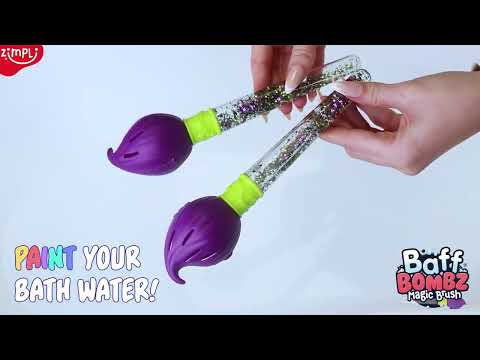 Pincel Mágico + 4 Bombas De Baño