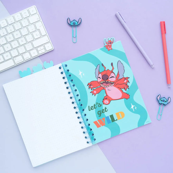 Project Notebook A5 Disney Sticth Waves
