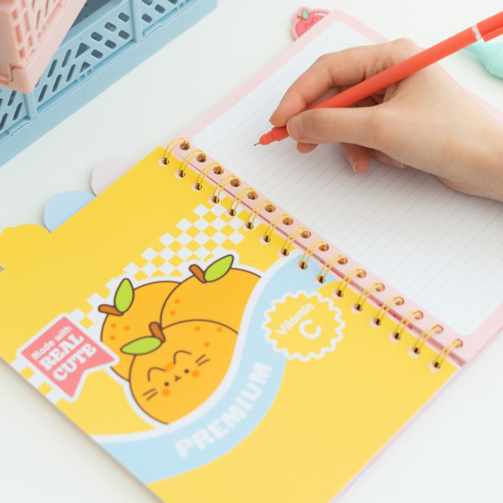 Project Notebook A5 Pusheen Fruits