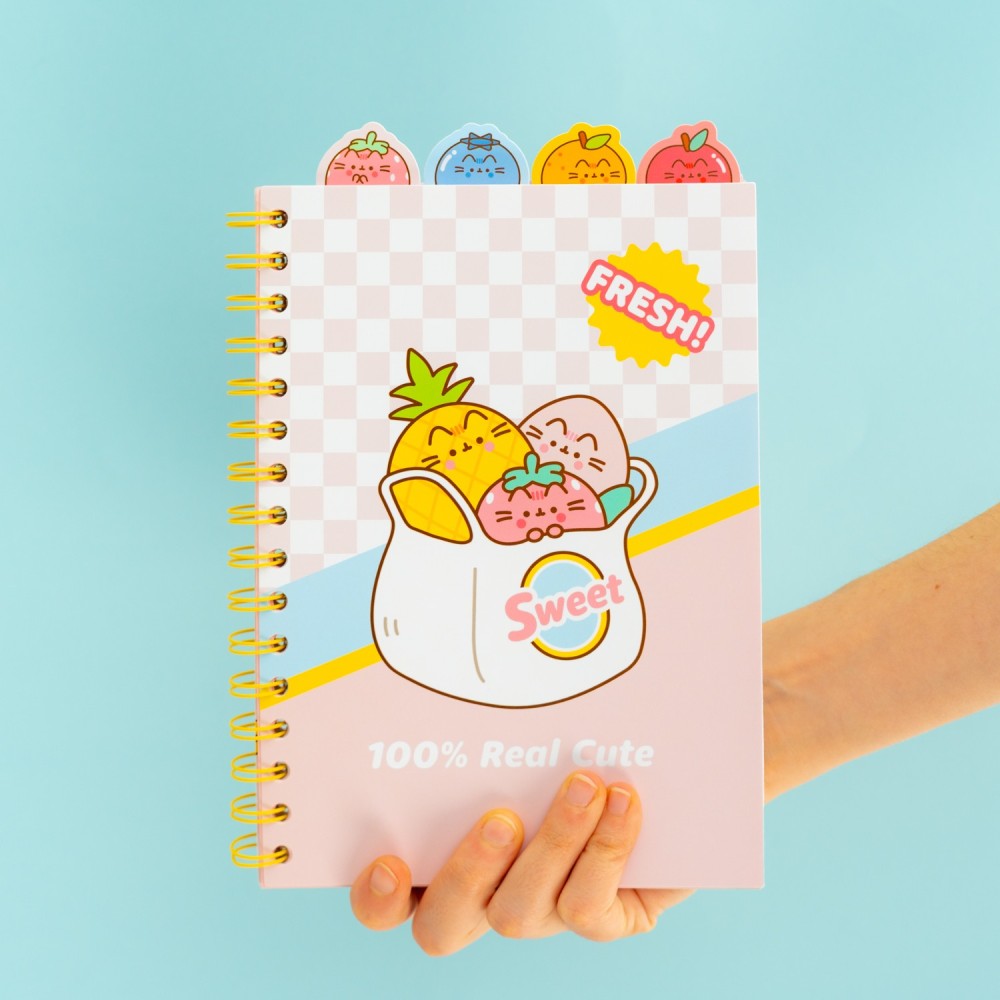 Project Notebook A5 Pusheen Fruits
