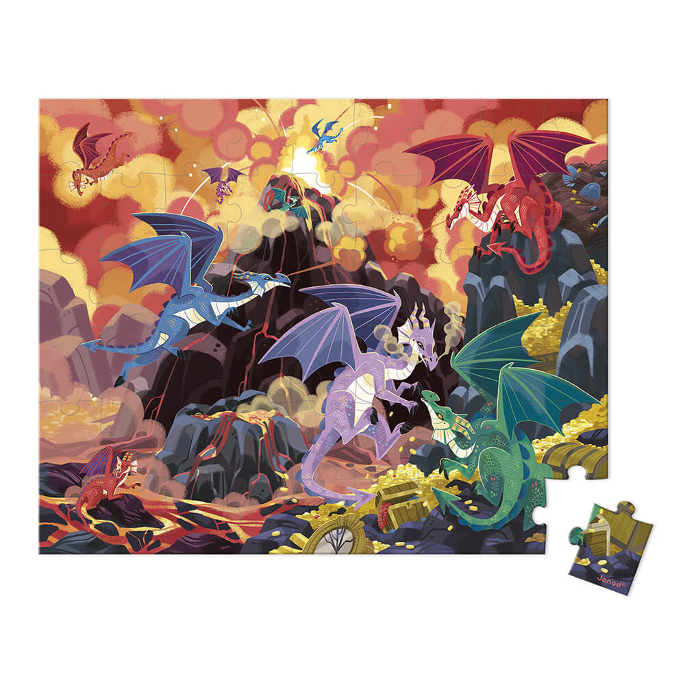 Puzzle Tierra de Dragones 54 piezas