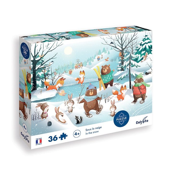 Puzzle 36 pc En la Nieve