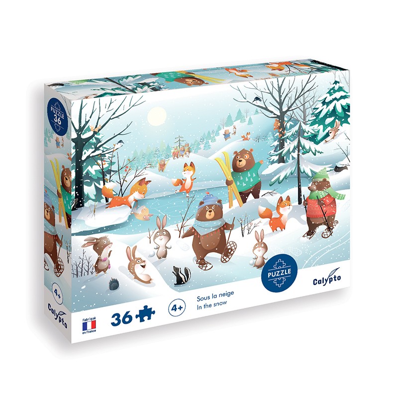 Puzzle 36 pc En la Nieve
