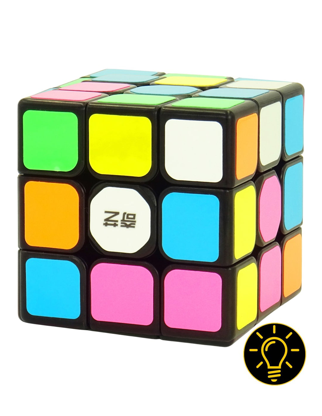 Cubo Qiyi 3x3 Fluorescente