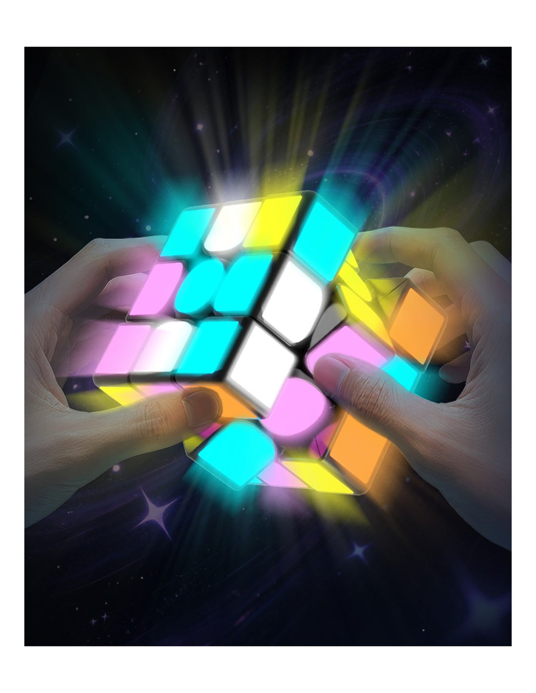 Cubo Qiyi 3x3 Fluorescente