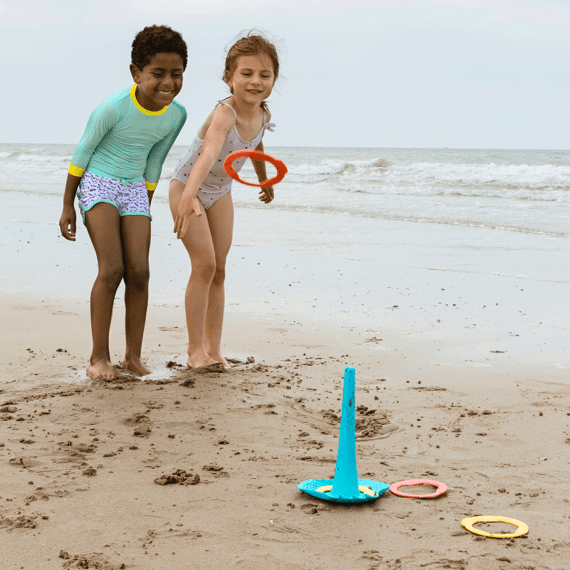 Conjunto de juego de playa Quut beach set con Triplet y Ringo