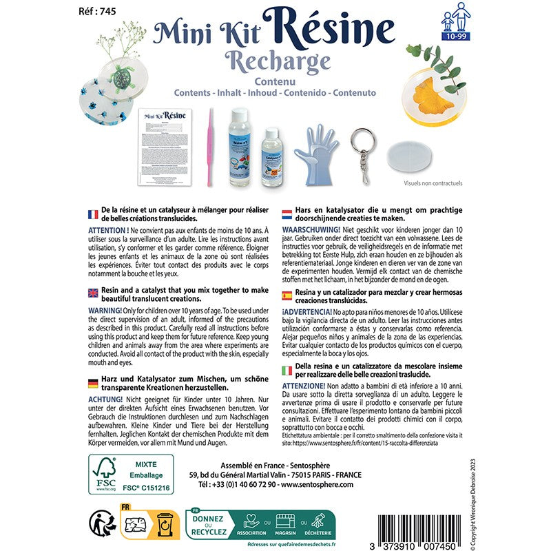Mini kit resina - recarga