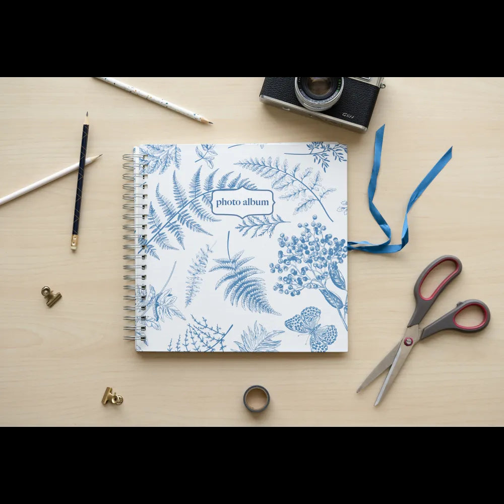 Scrapbook album foto Blue Nature