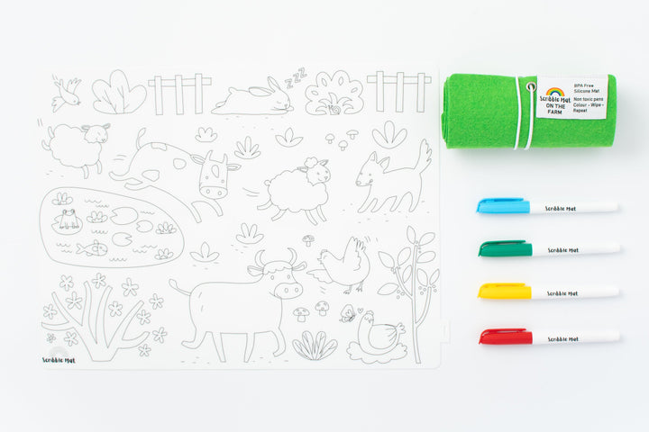 Scribble Mat "En la Granja"