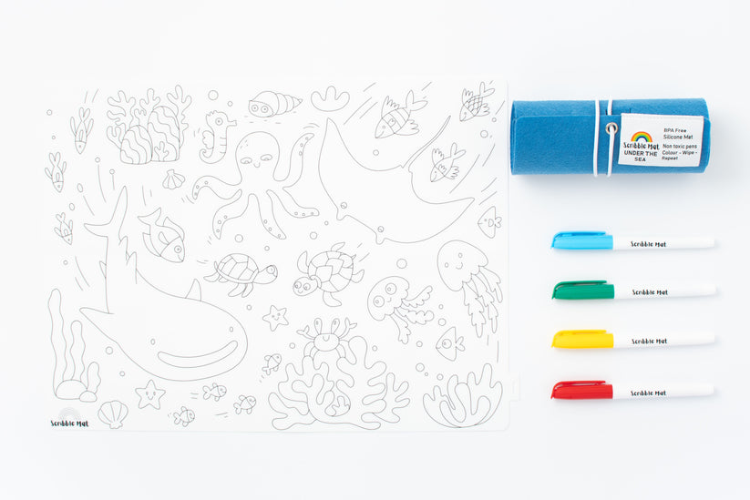 Scribble Mat "Bajo el Mar"